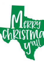 merry christmas y'all, holiday free svg file