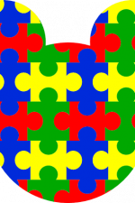 mickey autism, awareness free svg file