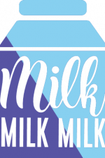 milk bottle free svg file