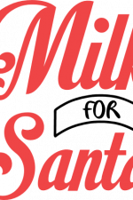 milk for santa, funny christmas free svg file