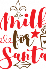 milk for santa, star, funny,
christmas, holiday free svg file