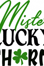 mister lucky charm, shamrock, st patrick's day free svg file