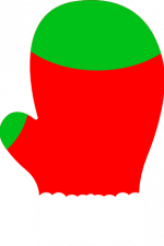 mittens plain glove, christmas, winter free svg file