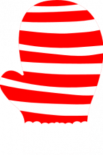 mittens stripes gloves, christmas, winter free svg file
