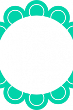 monogram circle frame, decorative free svg file