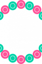 monogram circle frame, decorative free svg file