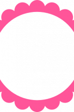 monogram circle frame, decorative free svg file