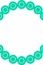 monogram circle frame, decorative free svg file