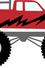 monster truck clipart - free svg file for members