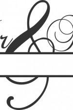 mr and mrs split text frame, wedding free svg file