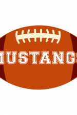 Mustangs, Football Ball, Sport Free Svg File