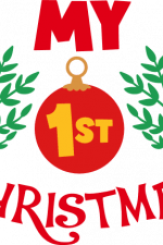 my 1st christmas, bauble, baby free svg file images