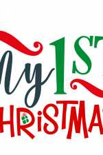 My 1st Christmas, Holiday Free Svg File