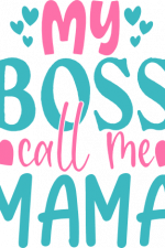 my boss call me mama, dog bandana, pet lover free svg file