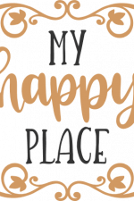 my happy place, home, family free svg file