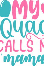 my squad calls me mama, mom life, dog bandana free svg file