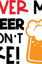 never met a beer i didn't like, glass, beer lover free svg file