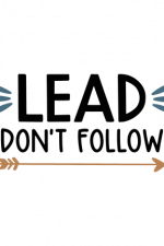 New Lead Don't Follow, Arrow Free Svg File