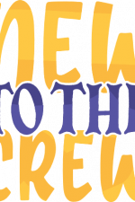 new to the crew, dog bandana free svg file