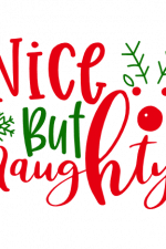 Nice But Naughty, Funny Christmas Free Svg File