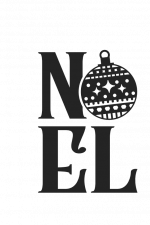 No El Christmas Decoration Free Svg File