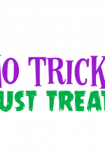 no tricks just treats, halloween free svg file