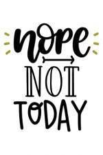 Nop Not Today, Arrow Free Svg File