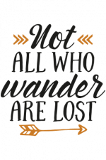 not all who wander are lost, camping free svg file