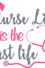nurse life is the best life, stethoscope, nursing free svg file