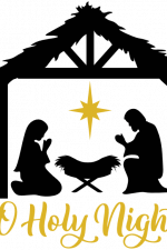 o holy night, christmas free svg file