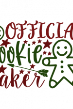 Official Cookie Baker, Funny Christmas Free Svg File