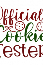 Official Cookie Tester, Funny Christmas Free Svg File