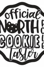 Official North Pole Cookie Taster Free Svg File