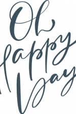 oh happy day, baby boho style sayings free svg file
