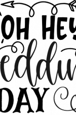 oh hey wedding day, couple, mr and mrs free svg file