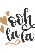 Oh La La, Valentine, Heart Free Svg File