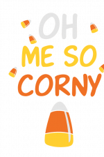 Oh Me So Corny, Halloween Free Svg File