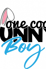 one cool bunny boy, kids easter free svg file