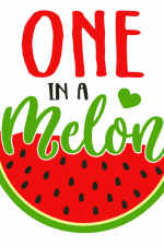 One In A Melon, Summer, Water Melon Free Svg File