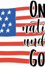 one nation under god, american flag, religious, 4th of july free svg file