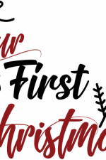 our first christmas, 1st, couple holiday free svg file