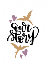Our Story, Birds, Hearts Free Svg File
