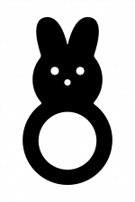 Peeps Monogram, Easter Free Svg File
