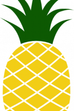 pineapple, summer fruit free svg file clipart image
