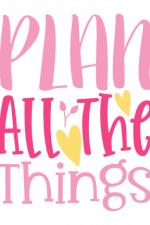 Plan All The Things, Planner Free Svg File