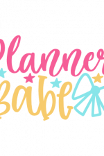 Planner Babe, Planner Supplies Free Svg File
