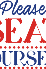 please seat yourself, bathroom free svg file