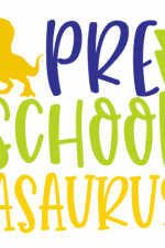 Pre School Asaurus, Elementary Free Svg File