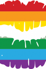pride lips clipart image, kiss lgbt free svg file