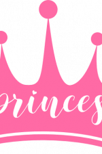 princess crown, baby girl - free svg file for members